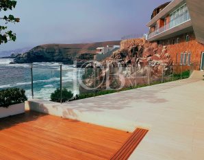 barandas de acero playa